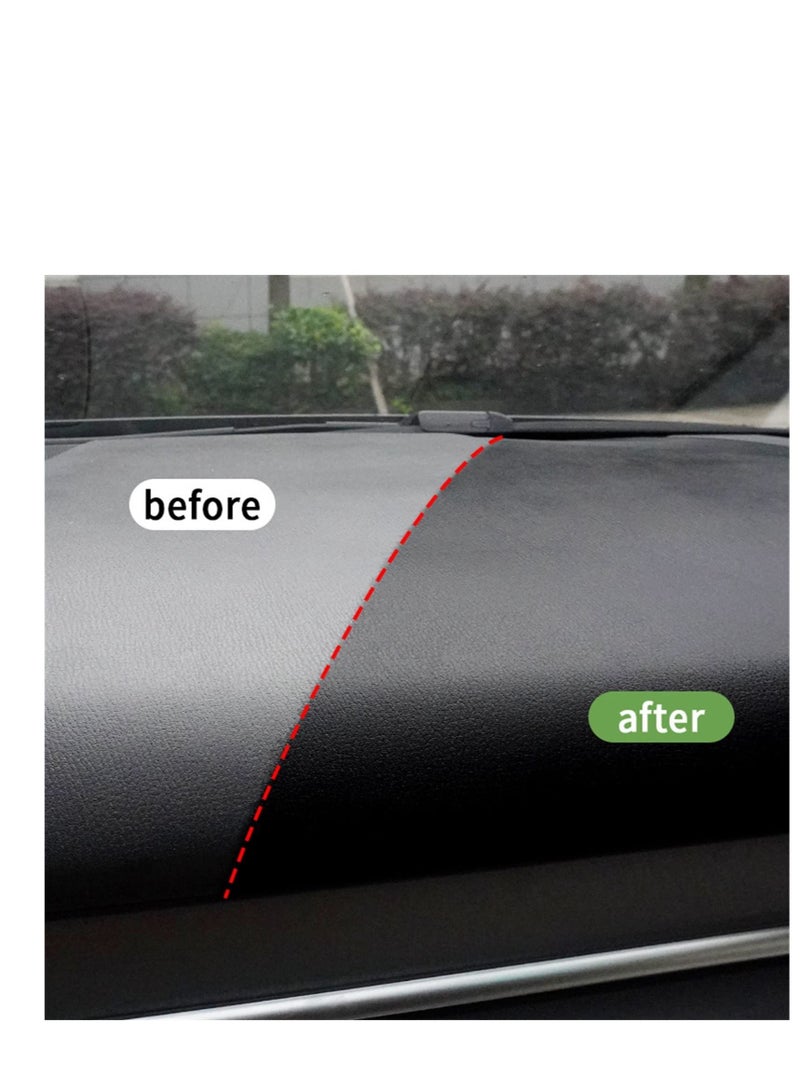 Excefore 3 Pack Plastic Restorer for Cars Ceramic, Plastic Leather Restorer, Resists Water Long Lasting Plastic Leather, Quick Coat Trim Restore, Suitable for Cars, Trucks, SUVs, RVs (50/100/300ML) - Image 5