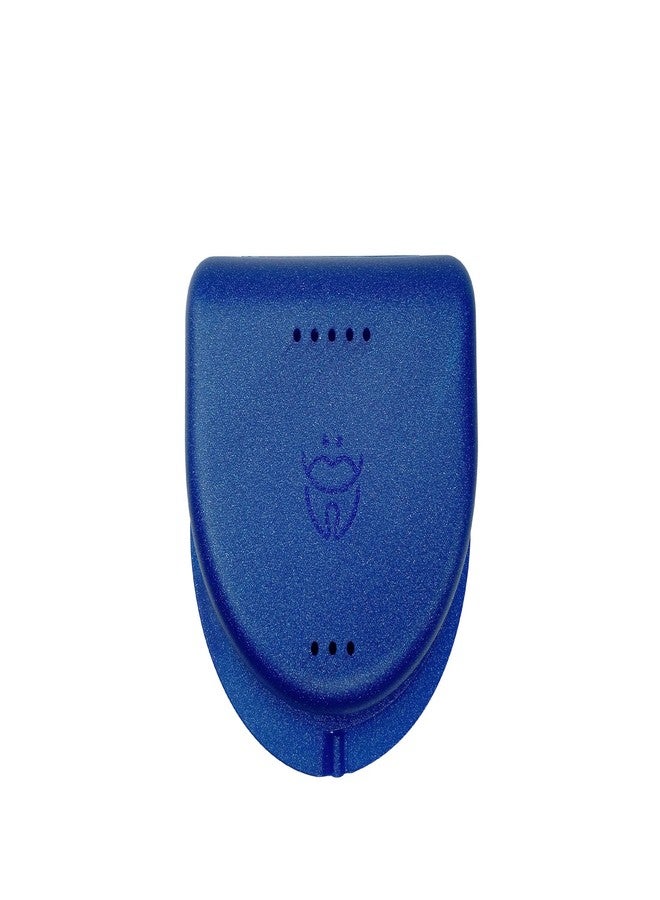 Dentosmile Dental Orthodontic Retainer/Aligner Case/Box/Mouth Guard and Denture Storage in Sparkle Blue Colour (1) - Image 1