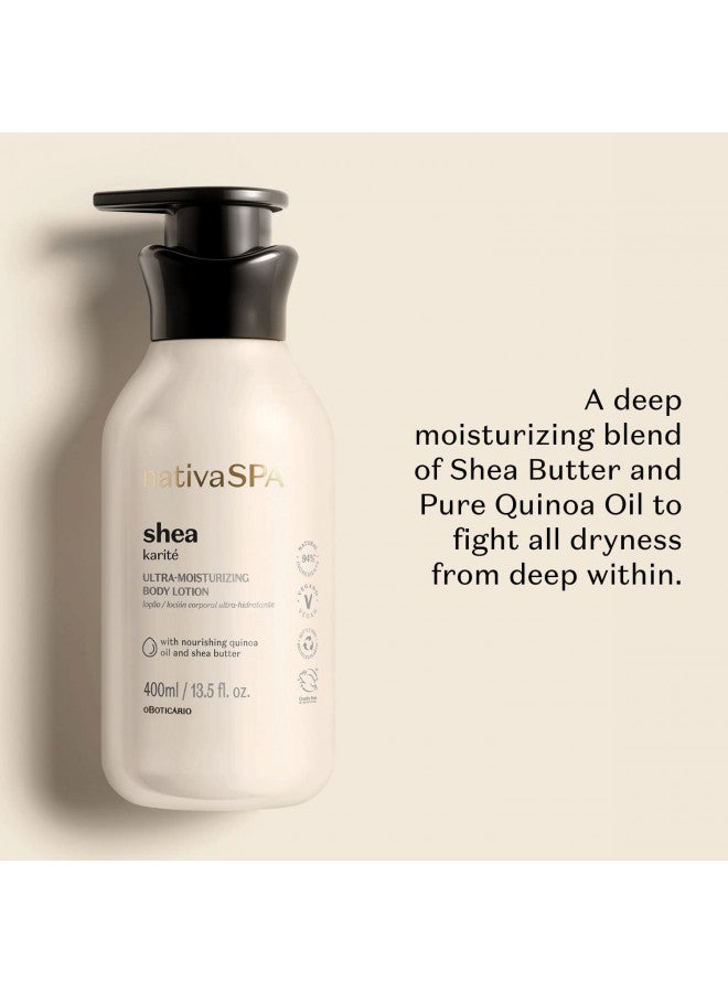 NATIVA SPA O BOTICÁRIO Nativa SPA Shea Moisturizing Body Lotion, 400ml | 13.5 fl.oz - Image 3