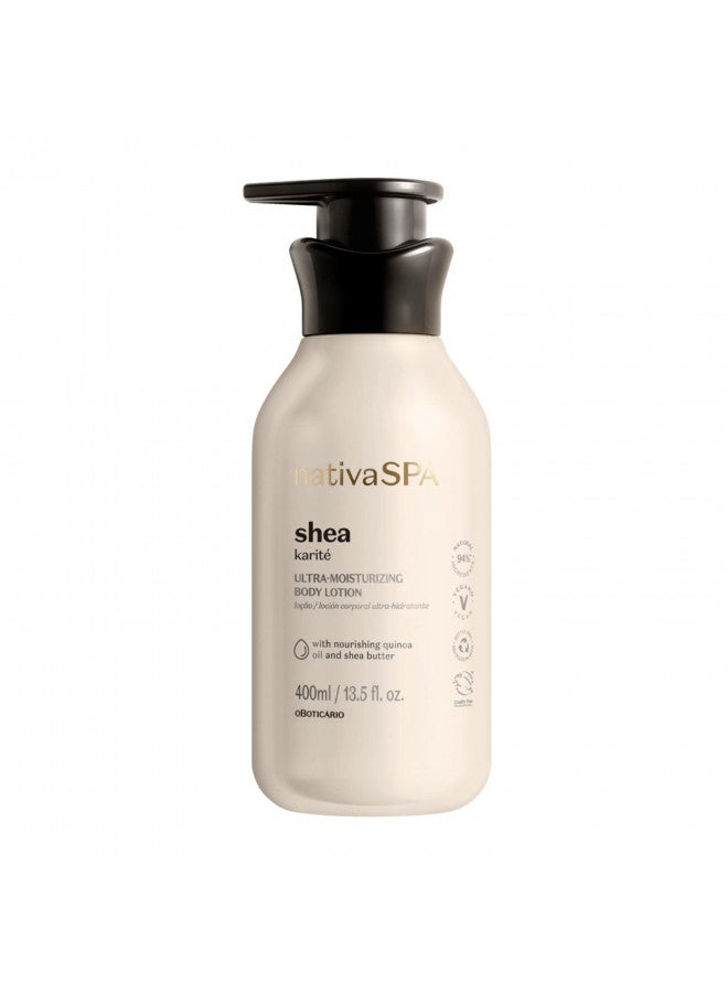 NATIVA SPA O BOTICÁRIO Nativa SPA Shea Moisturizing Body Lotion, 400ml | 13.5 fl.oz - Image 1