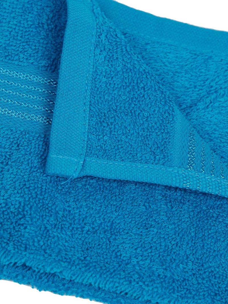 Kopa by Bianca 400 GSM 100% Cotton Soft Terry Towel l 12pc Face Towel l Towel l Baby Towel for New Born l D`Ross l Turquoise - Image 5