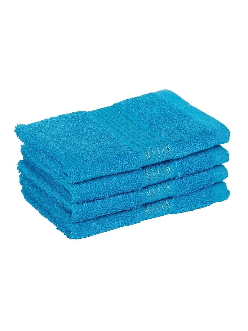Kopa by Bianca 400 GSM 100% Cotton Soft Terry Towel l 12pc Face Towel l Towel l Baby Towel for New Born l D`Ross l Turquoise - Image 3