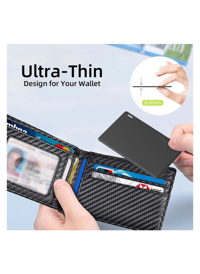 Generic - Wallet Tracker Card | Ultra-Thin Rechargeable Item Finder for iPhone, Keys, Luggage, Bags | Works with Apple Find My | Lost Mode, Splash-Resistant, 6-Month Battery, Privacy-Safe - Image 1