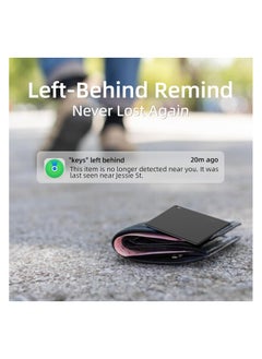 Generic Wallet Tracker Card | Ultra-Thin Rechargeable Item Finder for iPhone, Keys, Luggage, Bags | Works with Apple Find My | Lost Mode, Splash-Resistant, 6-Month Battery, Privacy-Safe  - Image 4