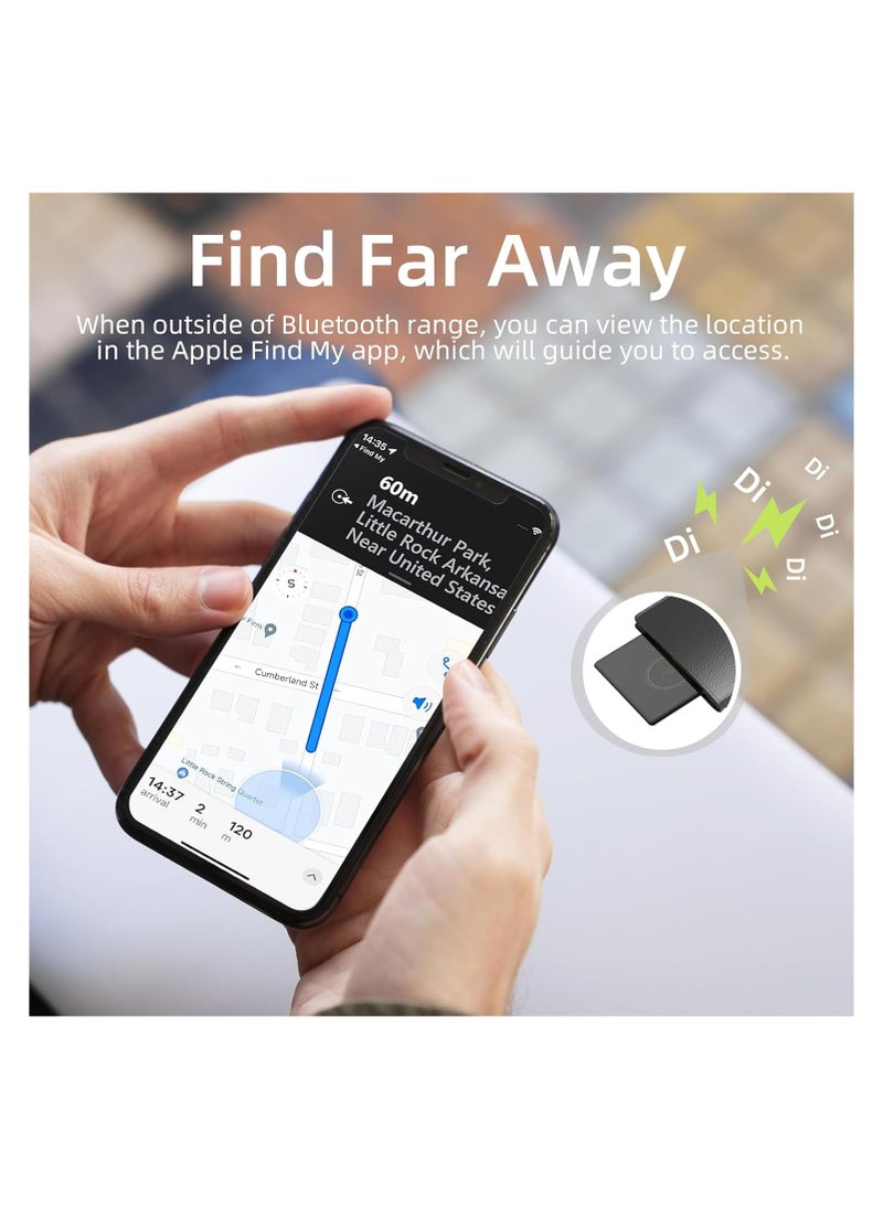 Generic - Wallet Tracker Card | Ultra-Thin Rechargeable Item Finder for iPhone, Keys, Luggage, Bags | Works with Apple Find My | Lost Mode, Splash-Resistant, 6-Month Battery, Privacy-Safe - Image 1