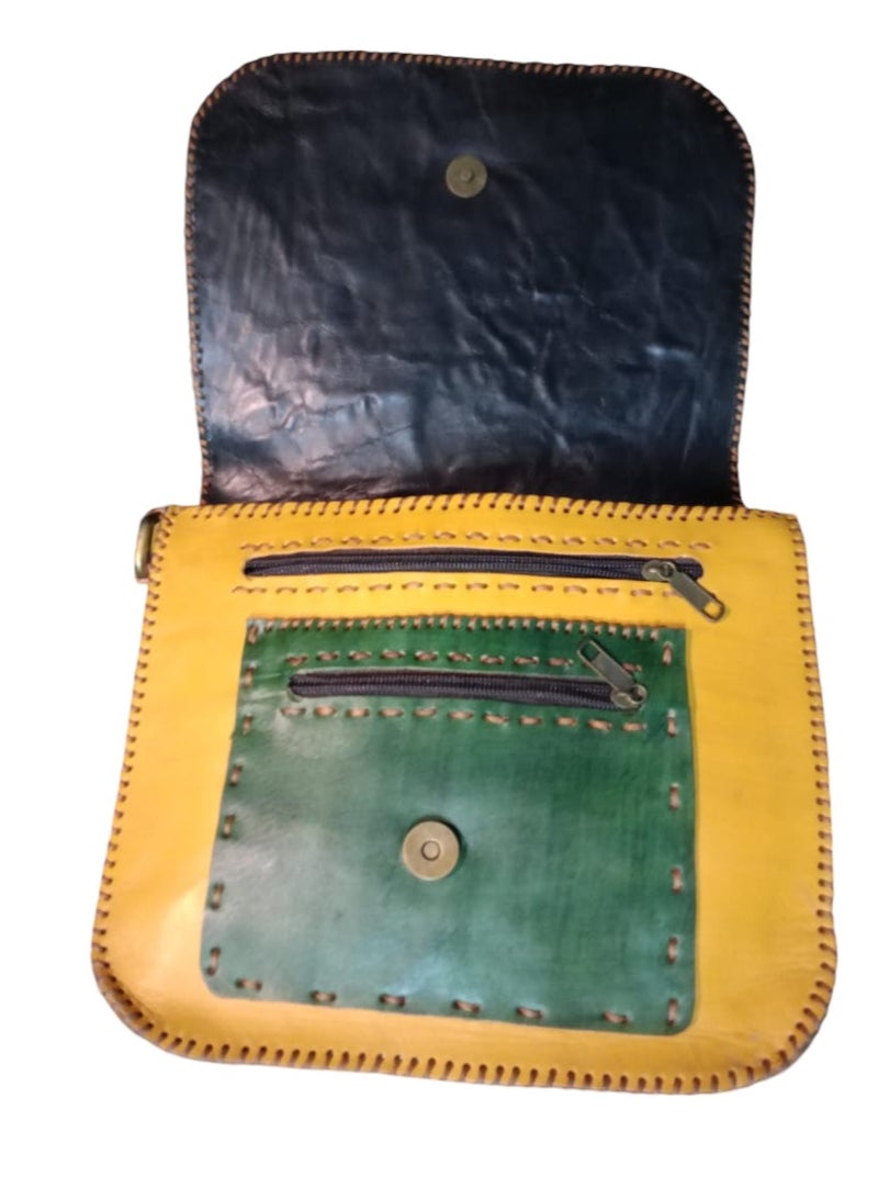 Sheer Fashionable Leather Crossbody Bag  - Image 3