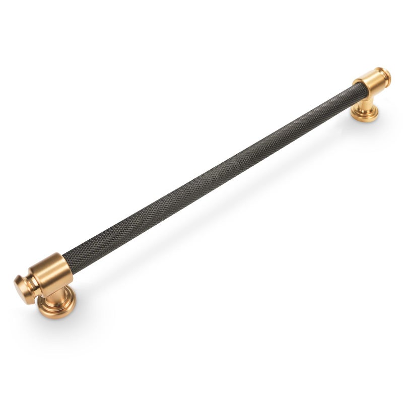 POVEFONK 6 Pack Matte Black Champagne Bronze 125 inch Pull Handles for Cabinets Drawers - Image 2
