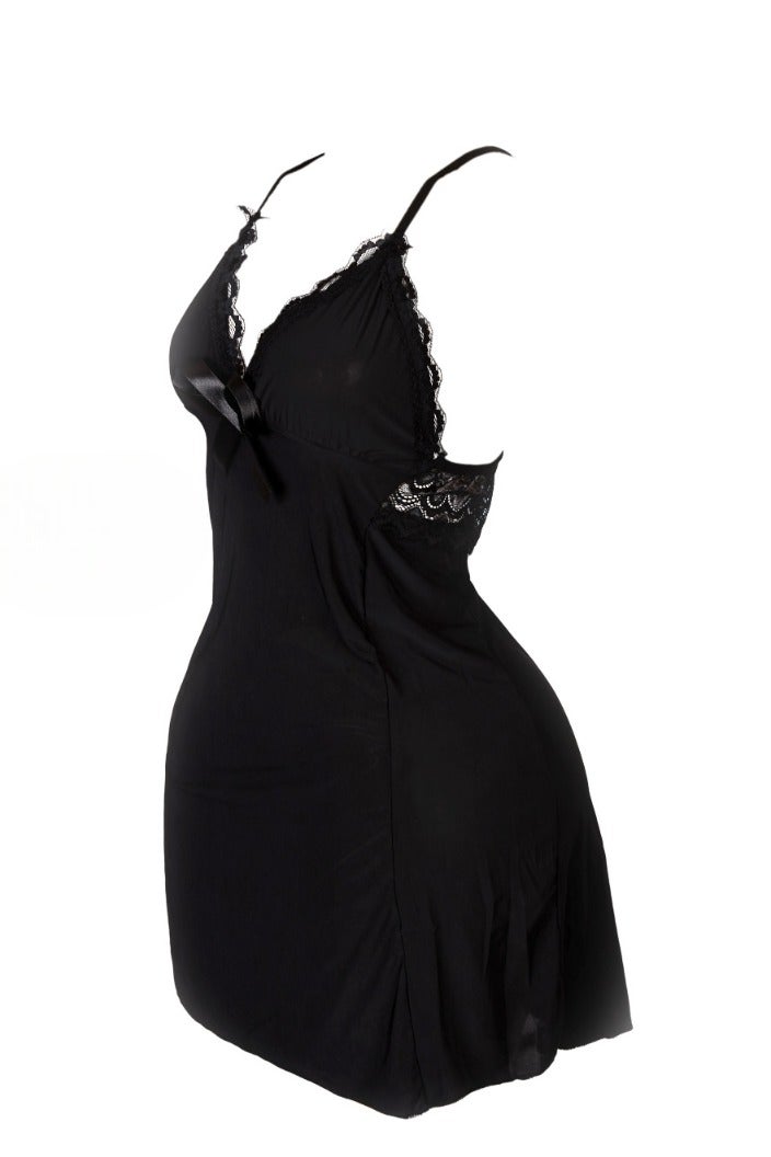 Women's Clothes with lace edges and decorated with a bow and back - Image 4