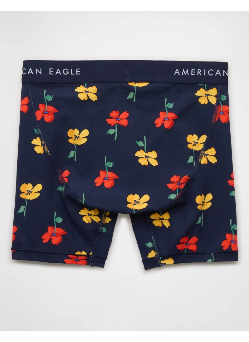 امريكان ايجل AEO Men's Floral 6" Classic Boxer Brief
