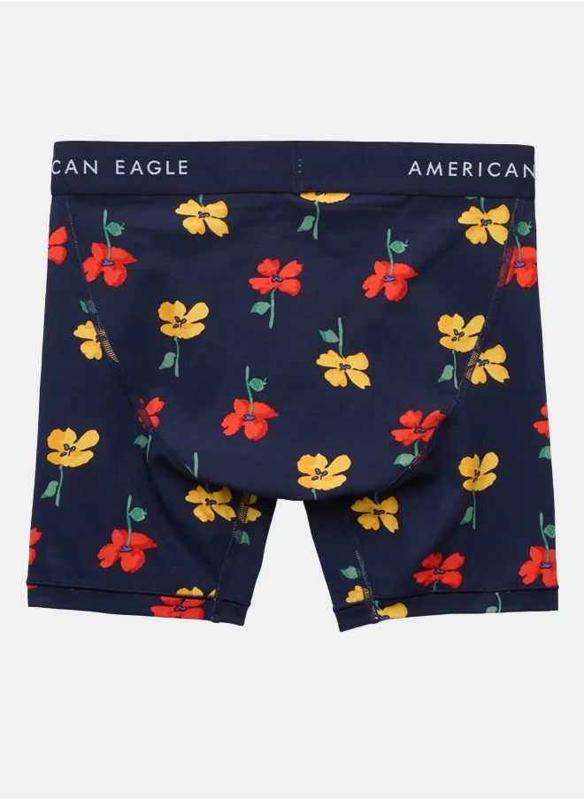 American Eagle AEO Men's Floral 6" Classic Boxer Brief