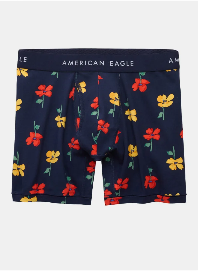 American Eagle AEO Men's Floral 6" Classic Boxer Brief