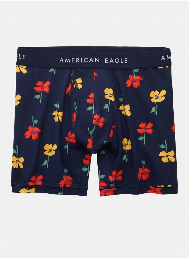 American Eagle AEO Men's Floral 6" Classic Boxer Brief  - Image 1