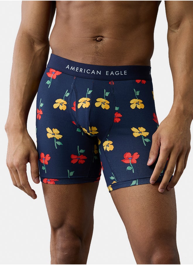 American Eagle AEO Men's Floral 6" Classic Boxer Brief  - Image 3