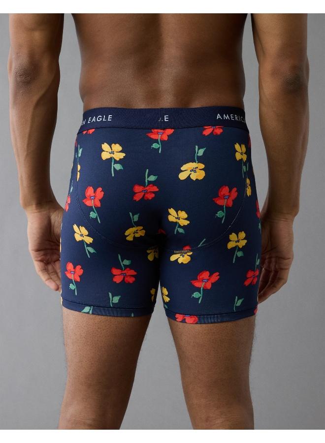 American Eagle AEO Men's Floral 6" Classic Boxer Brief - Image 4