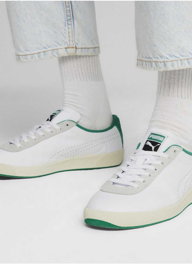 Star OG Mens White Green Sneakers