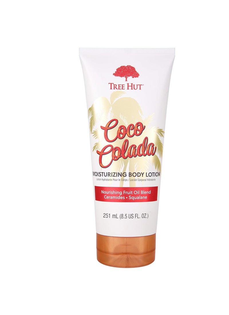 Tree Hut Tree Hut Coco Colada Moisturizing Body Lotion | Ceramide and Squalene Formula Helps Protect Skin | Long-lasting Hydration Leaves Skin Feeling Soft & Moisturized | 8.5 fl oz.  - Image 1