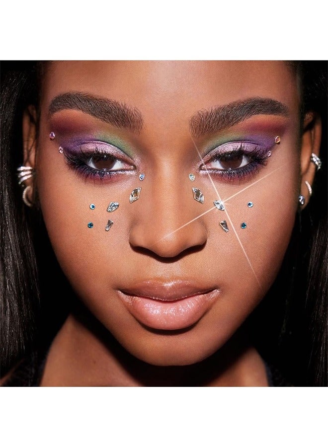 FROMST  Diamond Eyeshadows-12 Color Shine Eyeshadow Palette+Eyeshadow Brush, for Dazzling Metallic Stage Looks,Dreamy Vision - Image 3