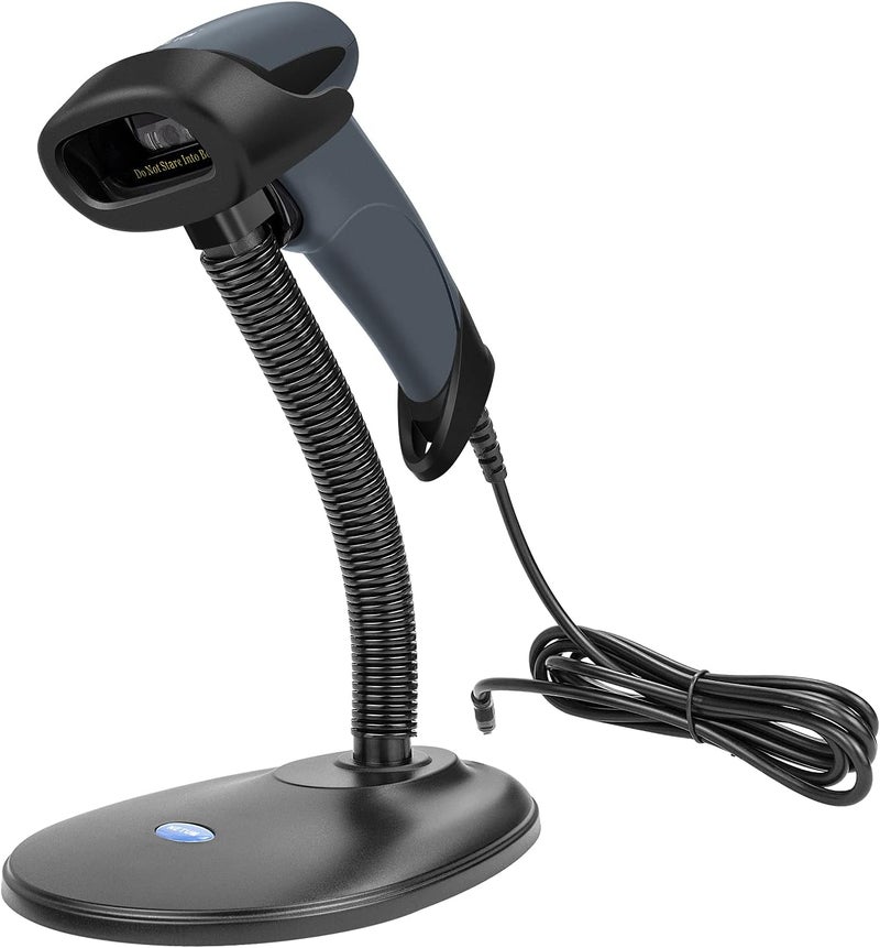 NETUM All usage compatible NETUM USB Barcode Scanner with Stand Wired Handheld Bar Code Reader 1D CCD Scanner Gun for Supermarket, Convenience Store, Warehouse -M3S Wide use selected material - Image 1