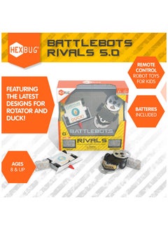 Battlebots Rivals 5.0 (Rotator And Duck), Remote Control Robot Toys For Kids, Stem Toys For Boys And Girls Ages 8 & Up, Batteries Included - pzsku/ZD711F9AA0E77B799C845Z/45/_/1734347800/d8601d7f-39e8-4df0-9a0c-986c19e380c4