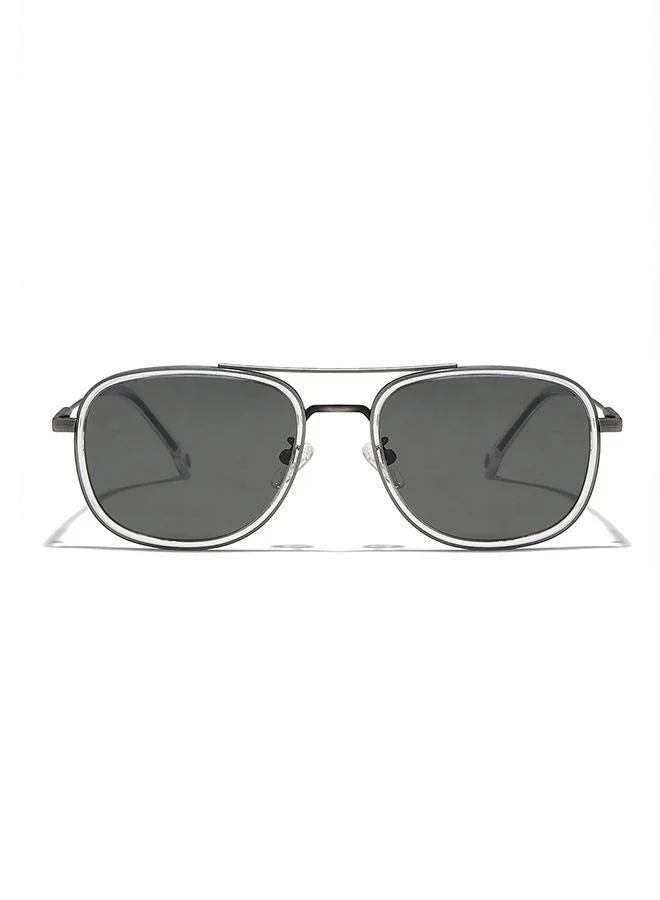 30Sundays 30Sundays NOSTALGIA,Men Sunglasses, Rectangle Sunglasses, UV Protection: UV400 (Gray,Gray)