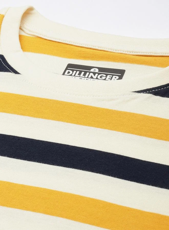 ديلينجر تيشيرت نسائي مخطط عادي