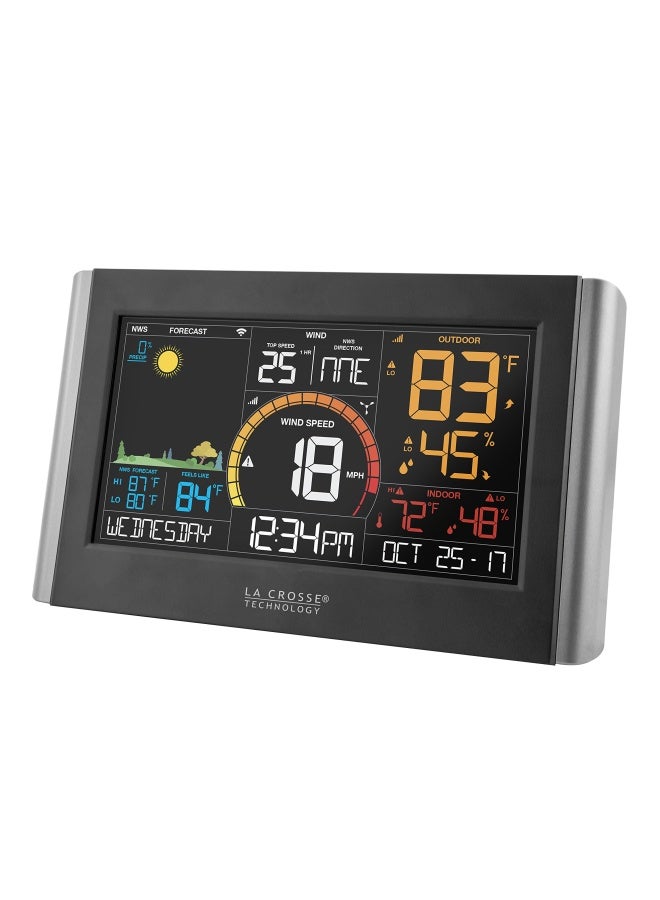 La Crosse Technology Wireless Weather Station with WiFi Connectivity Dynamic Forecast Wind Speed and Alerts TemperatureHumidity  Advanced Forecast Long Range Transmission 400 Feet V21WTH - Image 3