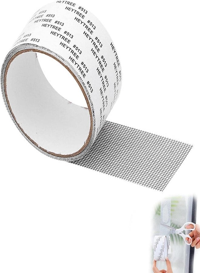 SMARAN Window Screen Repair Tape | Self-Adhesive Mesh Repair Kit for Windows & Doors | Waterproof Fly Screen Patch Tape | Mosquito Net Repair Tape for Holes, Tears & Rips (Pack of 1) - Image 1