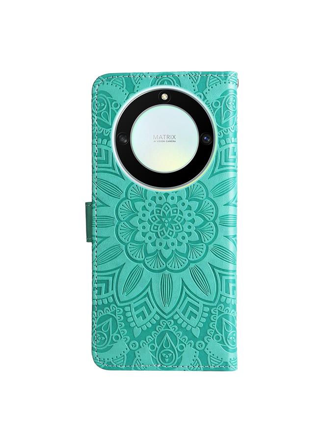 S-TOP Case For Honor X9a/X40 5G/Magic5 Lite Embossed Sunflower Leather Phone Case - Image 3