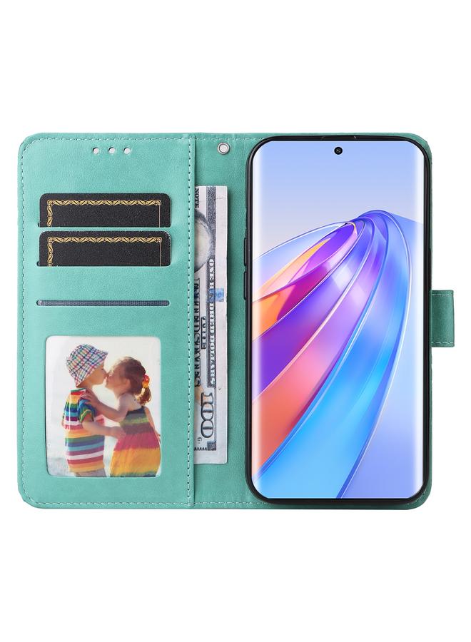 S-TOP Case For Honor X9a/X40 5G/Magic5 Lite Embossed Sunflower Leather Phone Case - Image 4