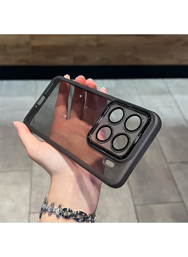 Compatible with Xiaomi 17T back Case cover,TPU material transparent soft shell, Lens electroplating decoration, Anti fingerprint, Anti drop, Lightweight, Anti slip - Image 2