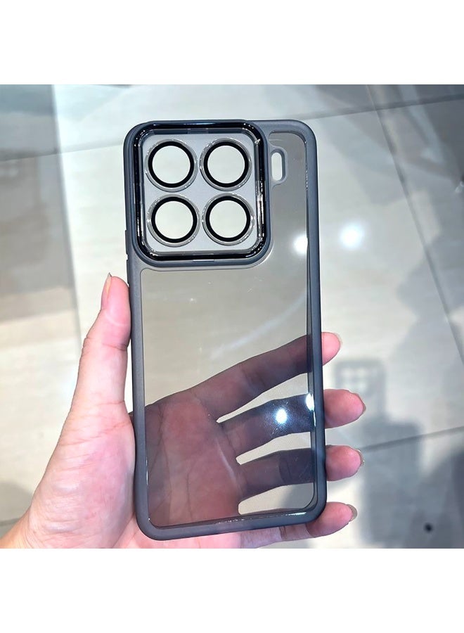 Compatible with Xiaomi 17T back Case cover,TPU material transparent soft shell, Lens electroplating decoration, Anti fingerprint, Anti drop, Lightweight, Anti slip - Image 1