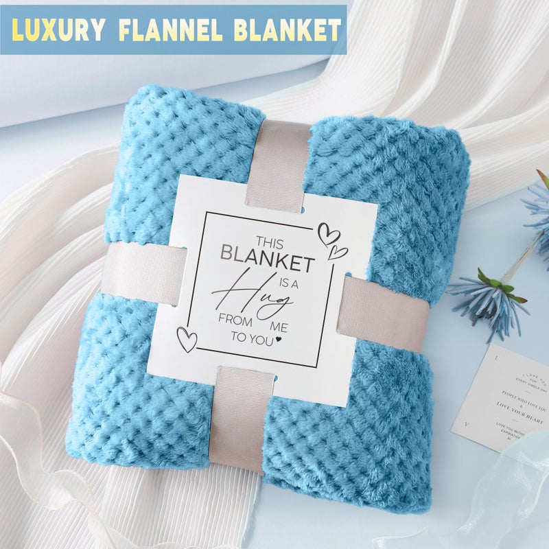 LE CADEAU Self Care Get Well Soon Gifts for Women, Luxury Ocean Spa Gift Basket with Flannel Blanket - Unique Birthday Christmas Mother's Valentines Day Gifts for Mom Wife Girlfriend Best Friend Sister Her - Image 4