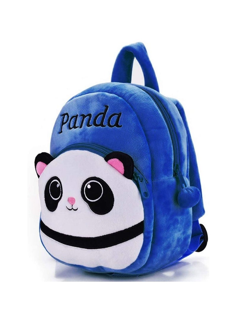 Blue Tree Panda Kids School Bag Soft Plush - Image 1
