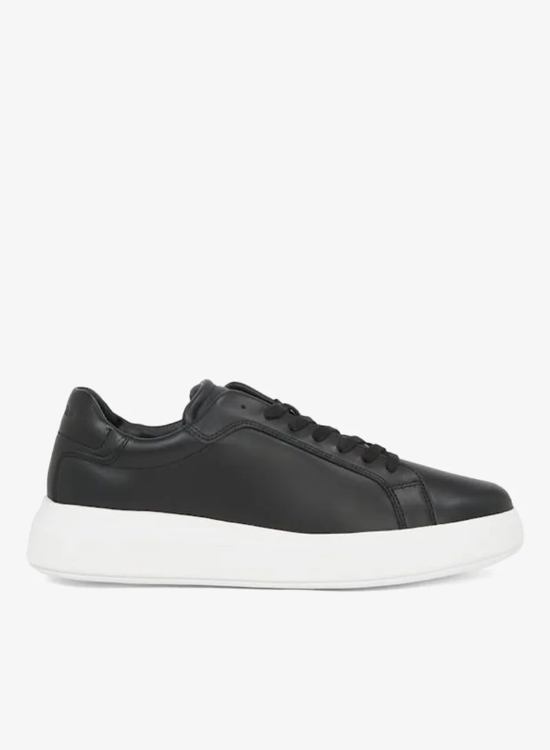 CALVIN KLEIN Low Top Lace Up Leather Trainers