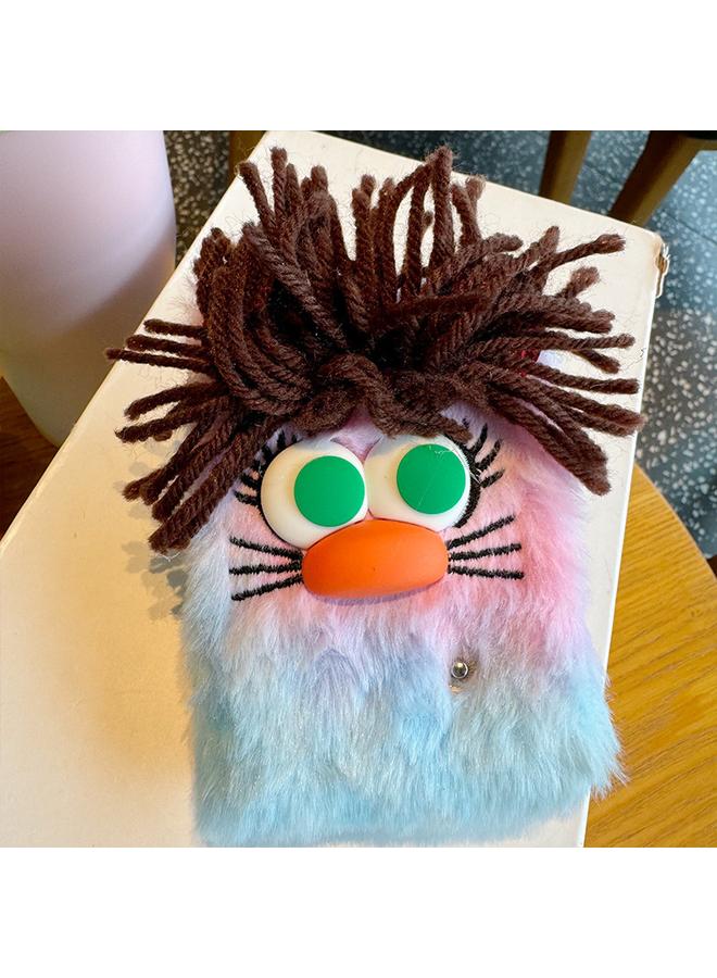 Bluejw Hand Account Book For Girls And Students Ugly Cute Journal Book High Color Value Girl's Heart Plush Hand Account Book Notebook - Image 2