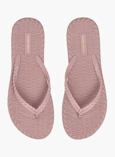 فلورا بيلا من شو إكسبرس Textured Thong Slippers
