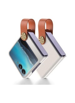 Compatible with the MOTOROLA Razr 50 Ultra case, the leather case with bracket strap is an ultra-thin drop-proof case for the Razr 50 Ultra