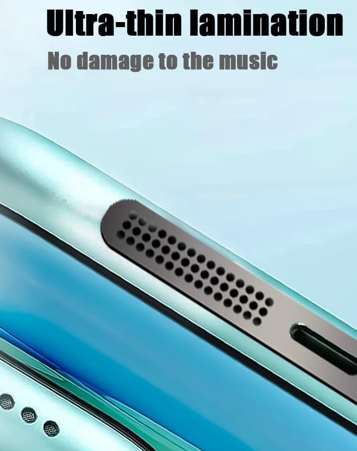 A3sprime حامي مكبر الصوت المضاد للغبار A3sprime لجهاز iPhone 16 Pro Max - عبوة من 2 قطعة (ذهبي) - Image 5