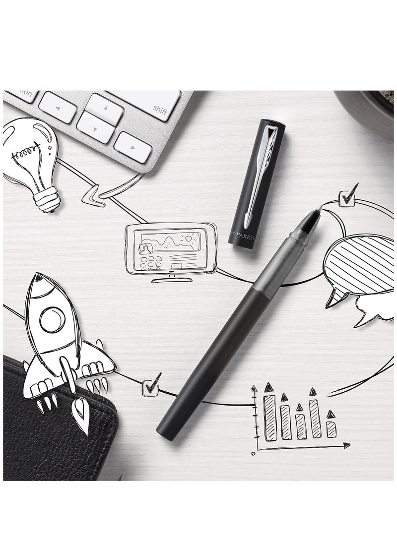Parker Vector X Rollerball Pen Black - Image 4