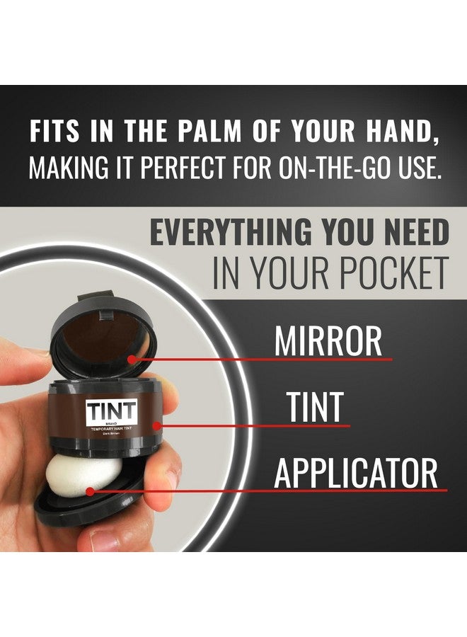 Tint Hair Tint Instant Hair Concealer For Greys Thinning Hair Or Patchy Beards. Temporary Hair Shadow For All Hair Types. Sweat And Weather Resistant. Hairline Powder (Dark Brown) - Image 4