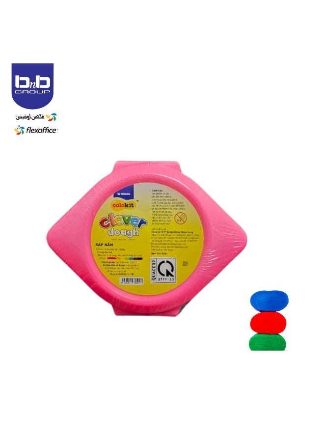 FLEXOFFICE Modeling clay - 8 colors for children's education, an interactive toy made of very lightweight modeling clay. - Image 1