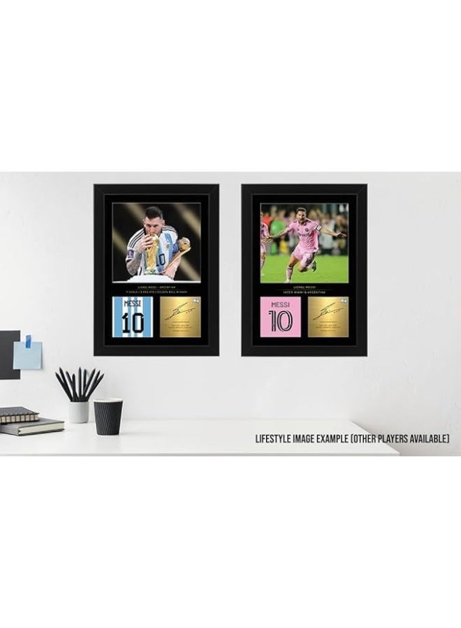 Emoda Home Trove  Darwin Nunez A4 Framed Photo Display - Reproduced Digital Signature - Gift For Liverpool Fans - Image 2
