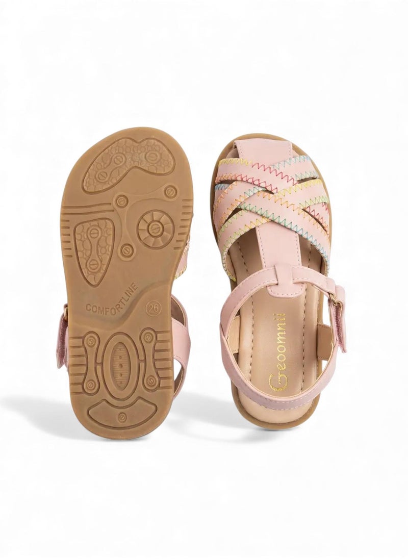 Geoomnii Junior Girls’ Sandals with Backstrap – Soft, Comfortable & Secure Fit - Image 5