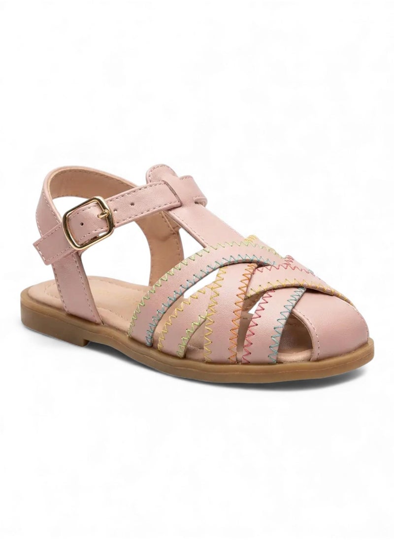 Geoomnii Junior Girls’ Sandals with Backstrap – Soft, Comfortable & Secure Fit - Image 1