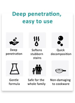 O2 Stainless Steel Cleaner, Cook Top Cleaning Gel, Mui-Use Cleaning Liquid for Kitchen 150g  - Image 3