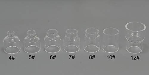 RIVERWELD TIG Stubby Gas Lens 17GL040 10N22S 040 17GL116 10N23S 116 17GL332 10N24S 332 17GL18 10N25S 18 Glass Cups Clear Quartz Nozzle 412 kit SR WP 17 18 26 TIG Welding Torch 39pcs - Image 3