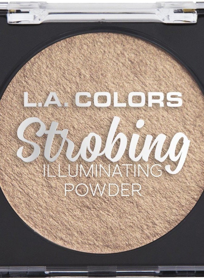L.A. Colors Strobing Powder, Gold Halo CSP255 - Image 1