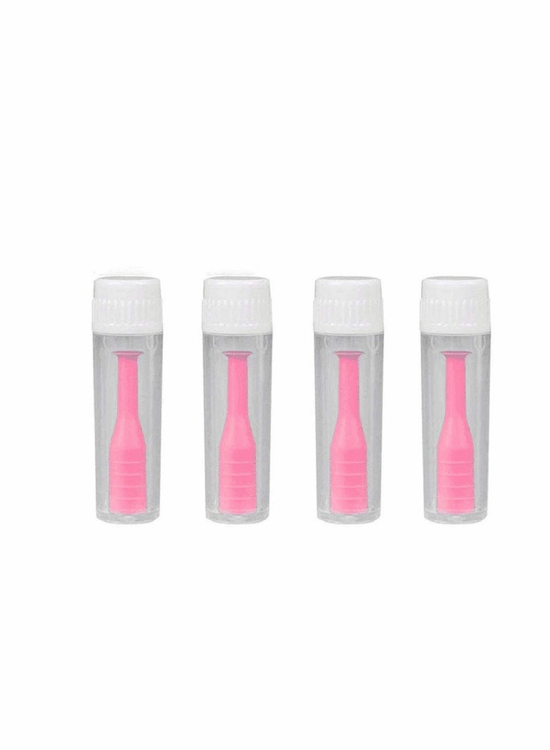 SYOSI 4 pcs Hard Contact Lens Remover RGP Plunger for Soft Hard Lenses  - Image 1
