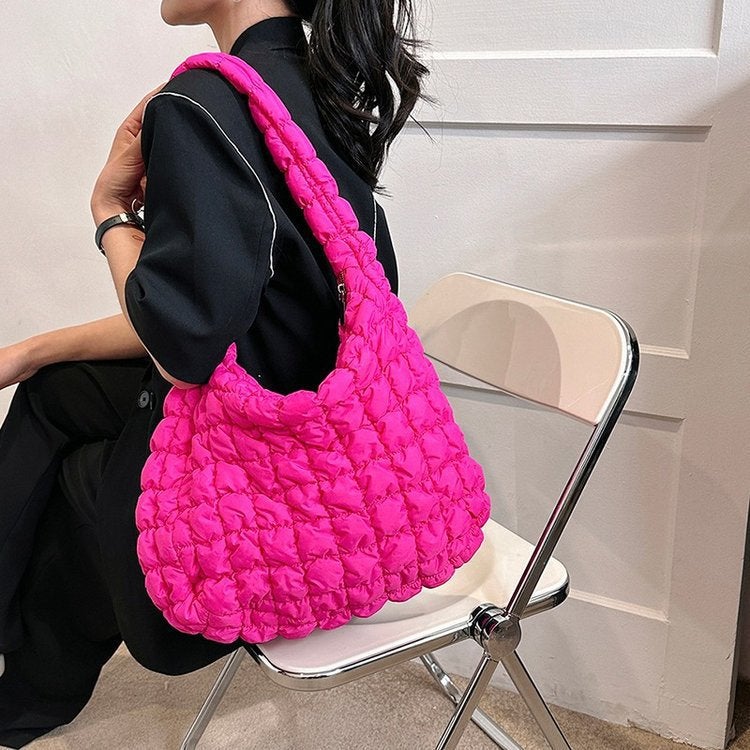 2023 New Retro Trendy Women'S Handbag Large Capacity Shoulder Messenger Bag Color Matching Tote Bag - Image 4