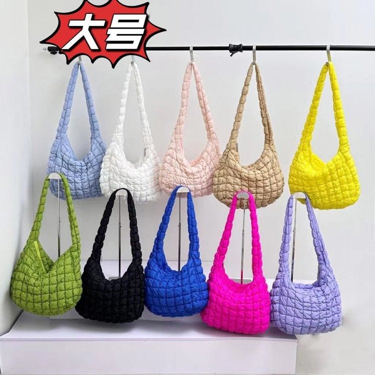 2023 New Retro Trendy Women'S Handbag Large Capacity Shoulder Messenger Bag Color Matching Tote Bag - Image 2